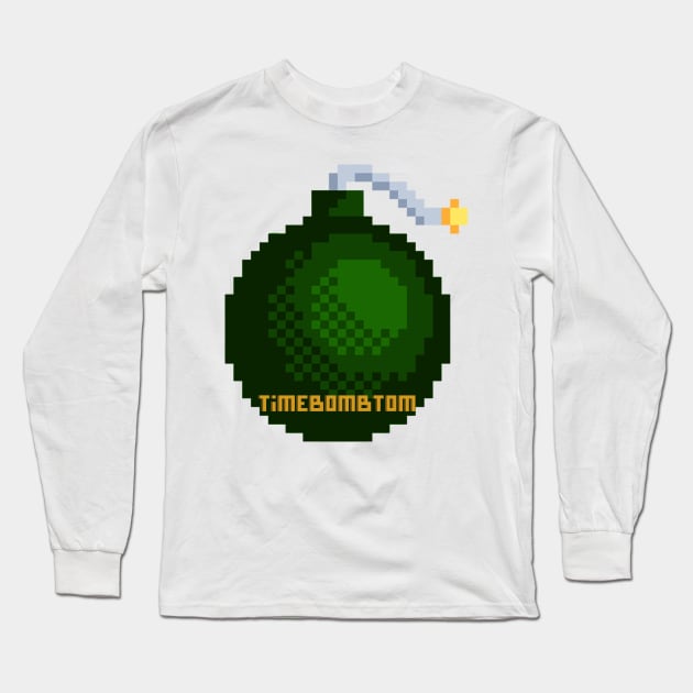 TimeBombTom Green Bomb Long Sleeve T-Shirt by TimeBombTom